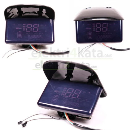 LCD дисплей (километраж) със сенник 48V-72V