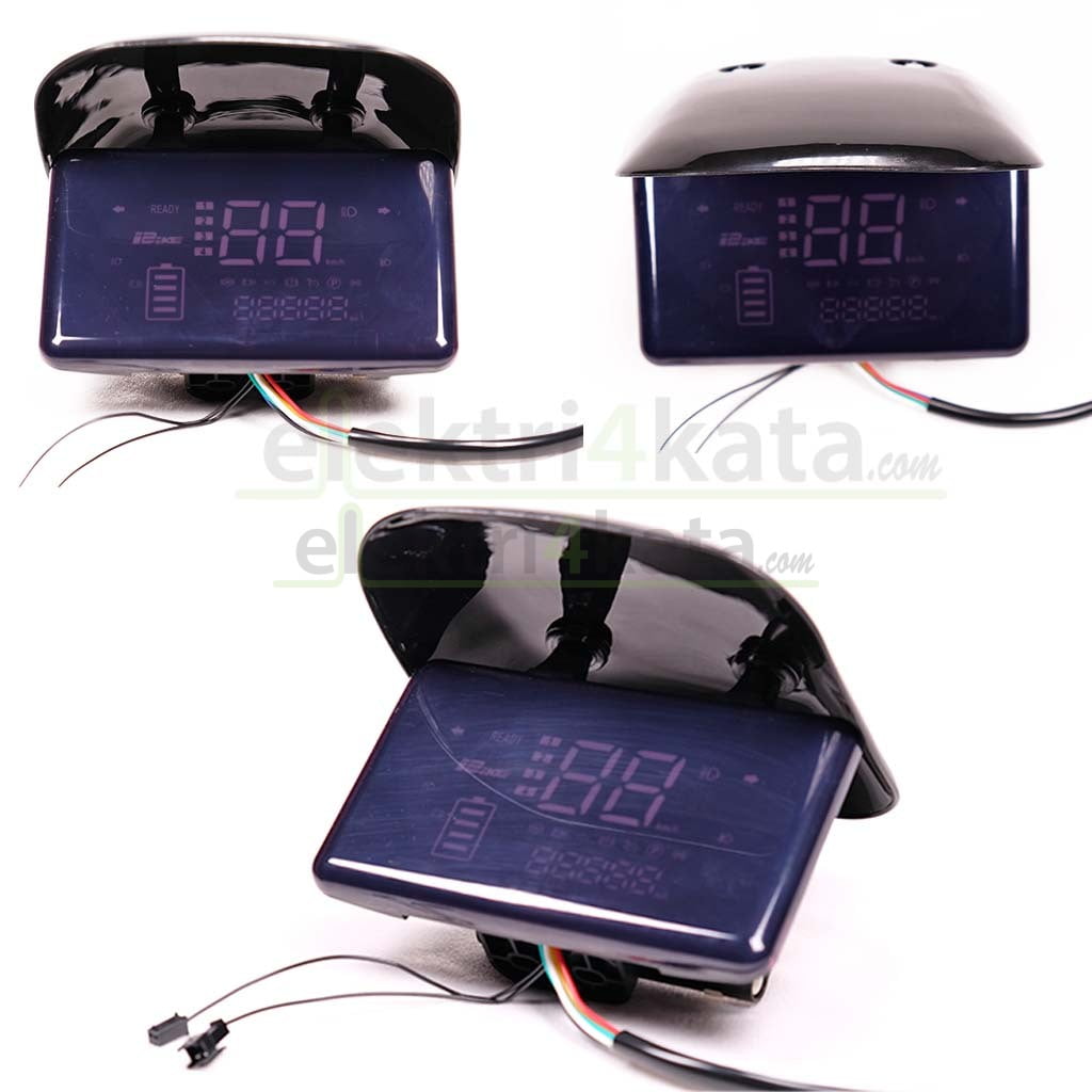 LCD дисплей (километраж) със сенник 48V-72V