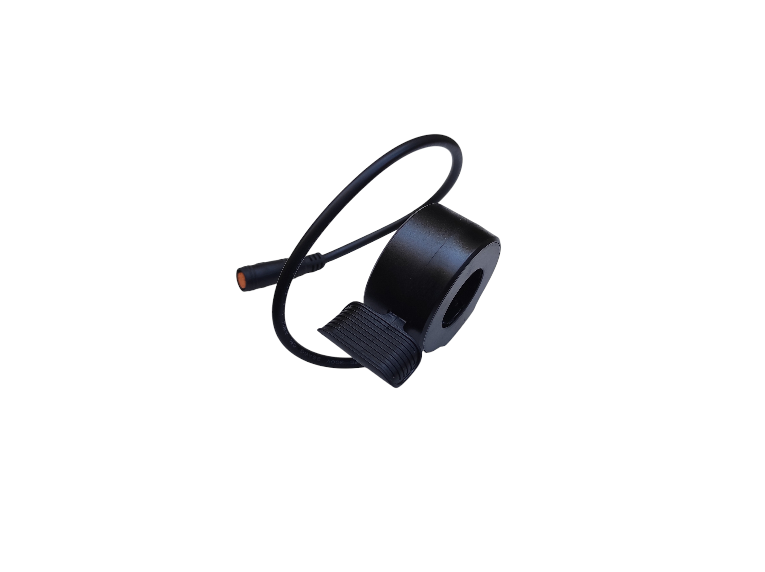 Акселератор (палец) 130X за газта 12V-72V (3pin Female) е с универсален монтаж, позволяващ поставяне от двете страни на кормилото. Приложение: електрически тротинетки, скутери, триколки, велосипеди и други.