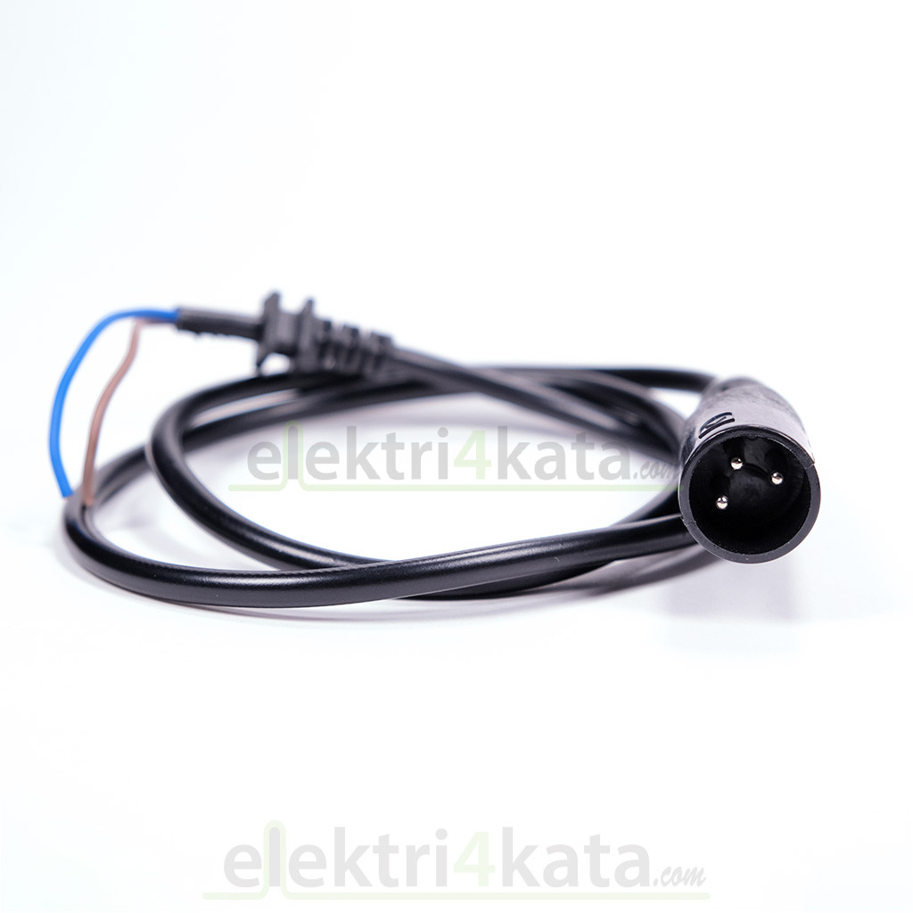 Кабел с конектор за зарядно устройство (XLR 3pin 18mm)