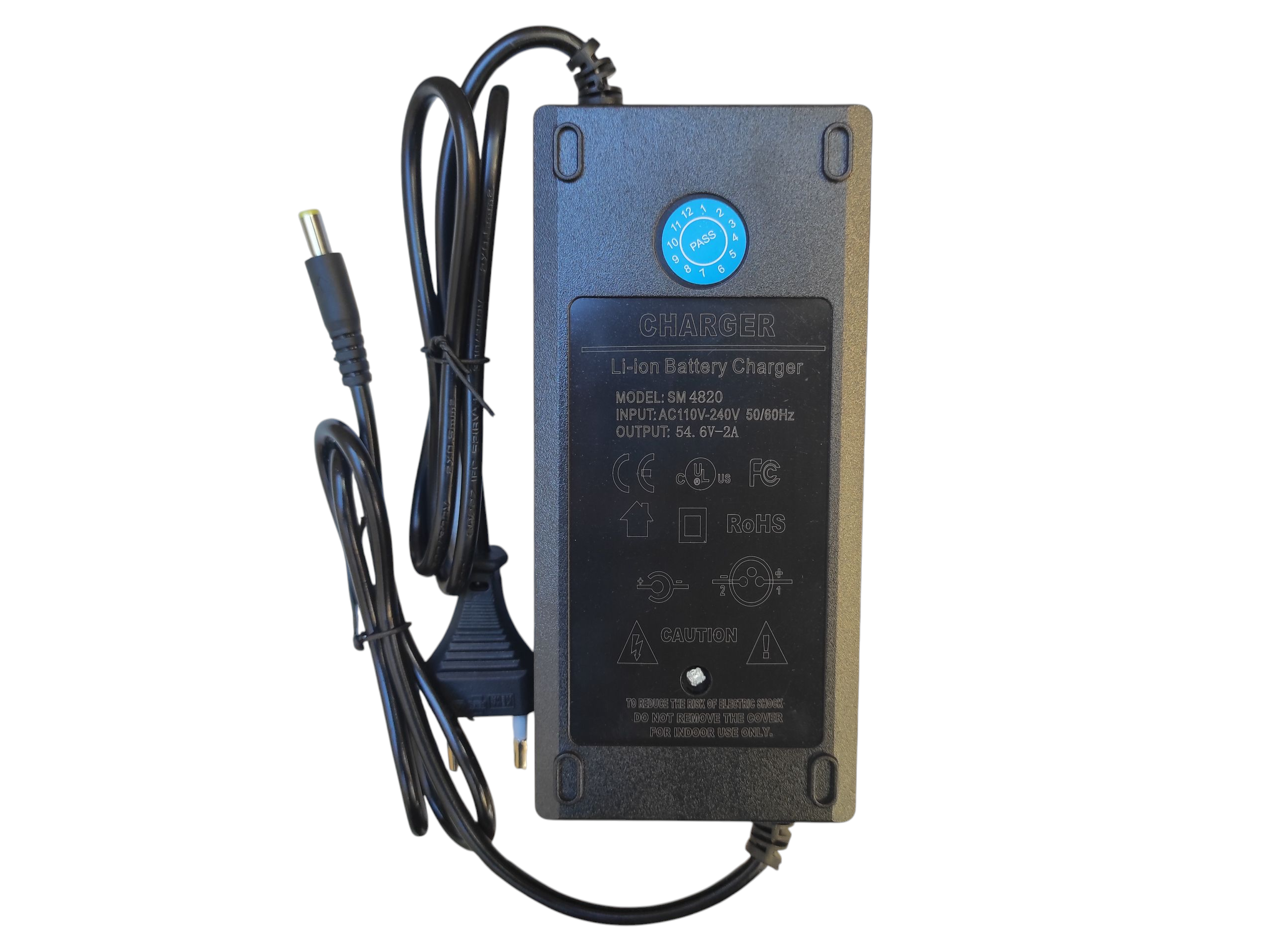 Зарядно устройство 54.6V (DC 5.5 x 2.5 мм)