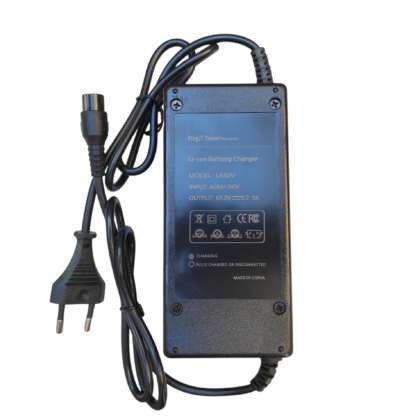 Зарядно устройство 67.2V (GX12 3pin 12mm)
