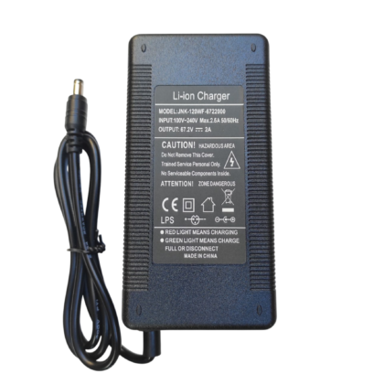 Зарядно устройство 67.2V (DC 5.5 x 2.5 мм) компактно